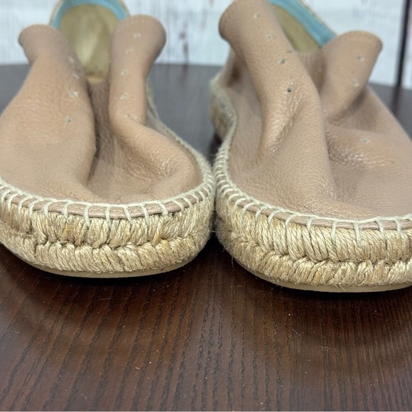 Rag & Bone New York Tan Slouchy Leather & Espadrilles Loafer Flat women’s 7 EUC - Picture 8 of 16